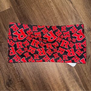 NWT Rutgers University Scarlet Knights Block R Logo Bandeau Top